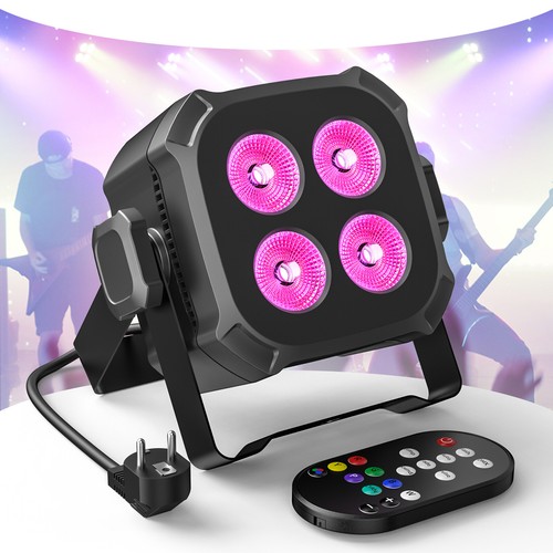 80w rgbwyp cyan 4led par - rgbwyp+cyan,