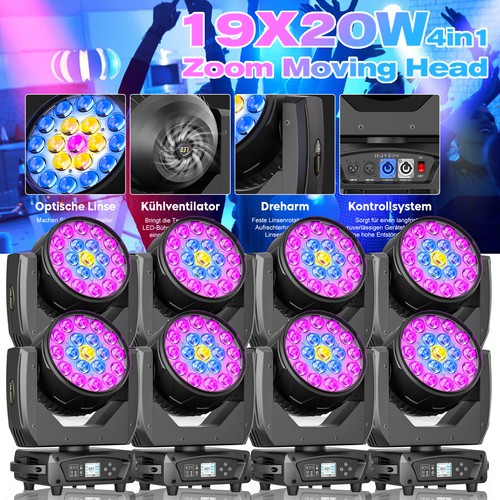 Led 19x20w 4in1 - 8x,
