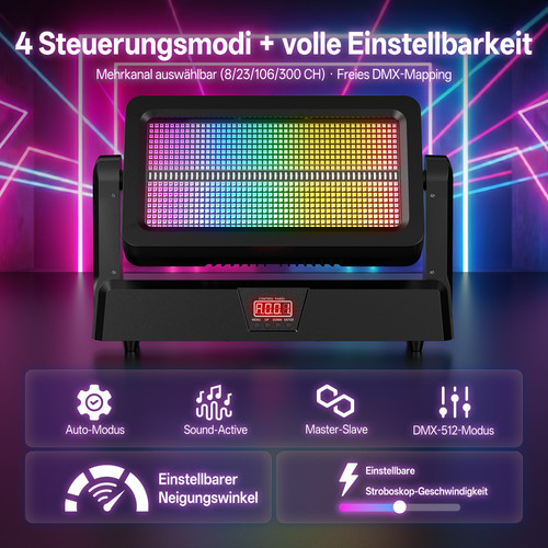 Wallwasher 220w led - 220w, dmx