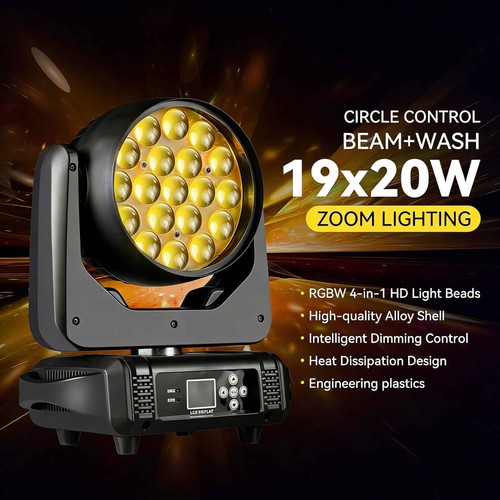 19x20w rgbw moving - rgbw, head