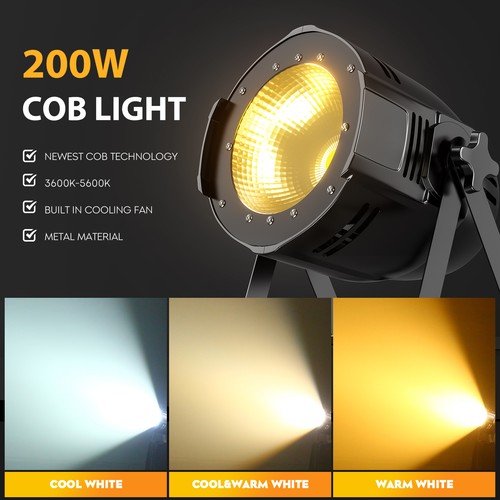 Dmx 100w cob led par - 100w, light