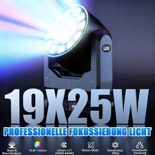 19x25w led wash beam - led,